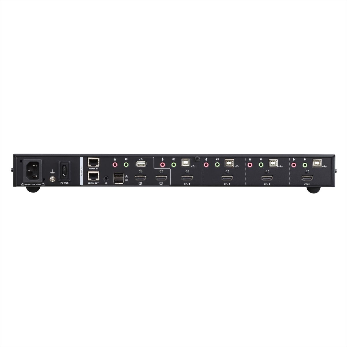 ATEN CM1284 Commutateur KVMP multivue HDMI USB à 4 ports