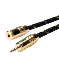 ROLINE GOLD Câble prolongateur 3,5mm audio M / F, 10 m
