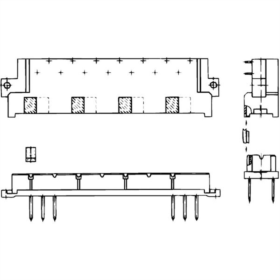 SCHROFF PSU Keying / Coding pour connecteurs femelles
