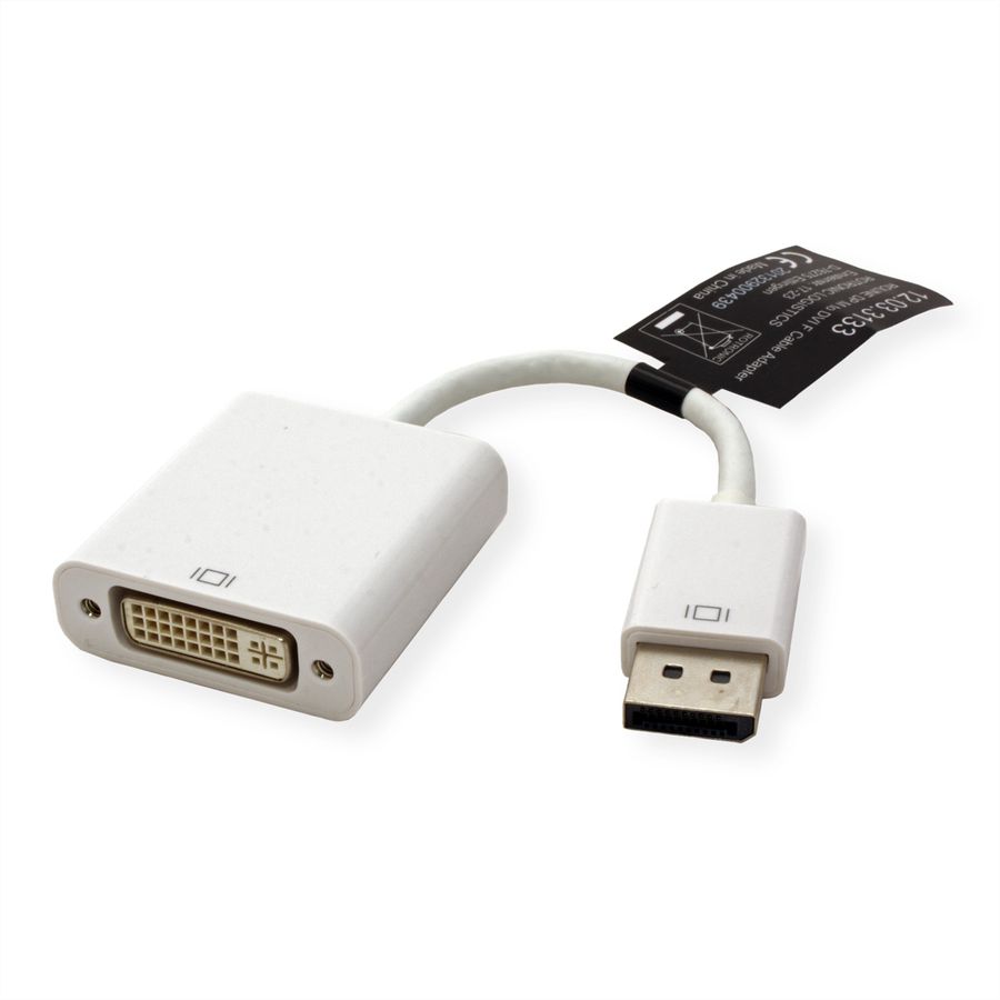 ROLINE Adaptateur DisplayPort - DVI, DP M-DVI F