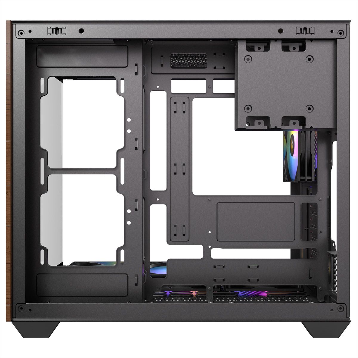 ANTEC CX800 ARGB_B Wood Boîtier PC Midi Tower Black ATX