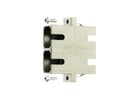 TELEGÄRTNER  Coupleur SC Duplex, Multimode, Manchon en céramique, boîtier en plastique, beige