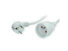 VALUE Câble prolongateur, prise type UTE, blanc, 5 m