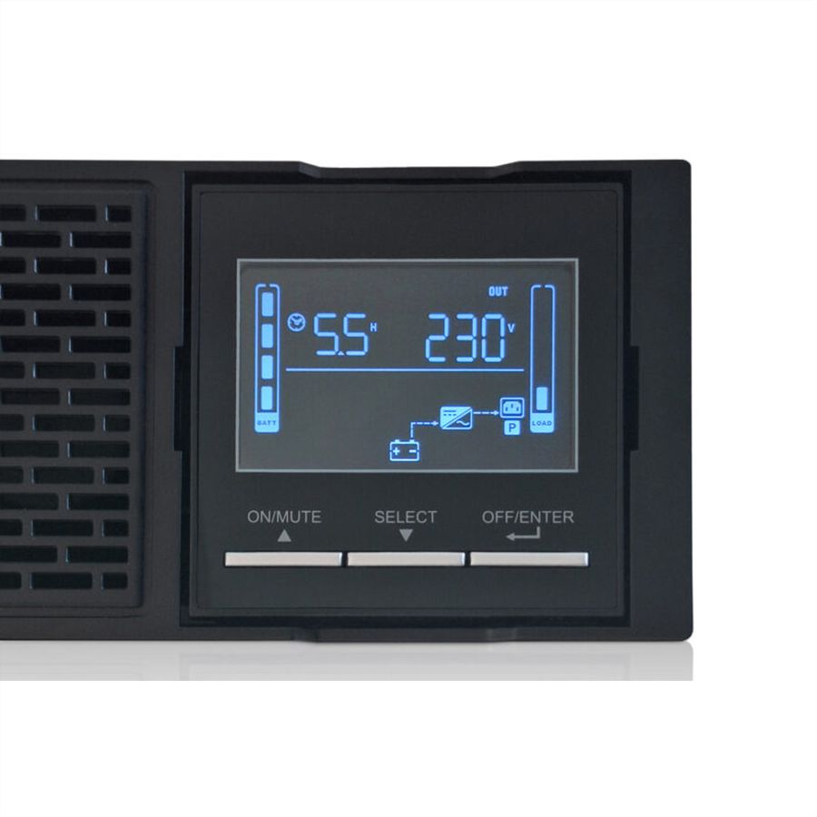 GUDE EPB 8810-1 ASI 1000VA UPS Backup Tour/ RM, noir
