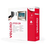 VELCRO® Bande 20mmx25m noir, crochets & velours autocollants