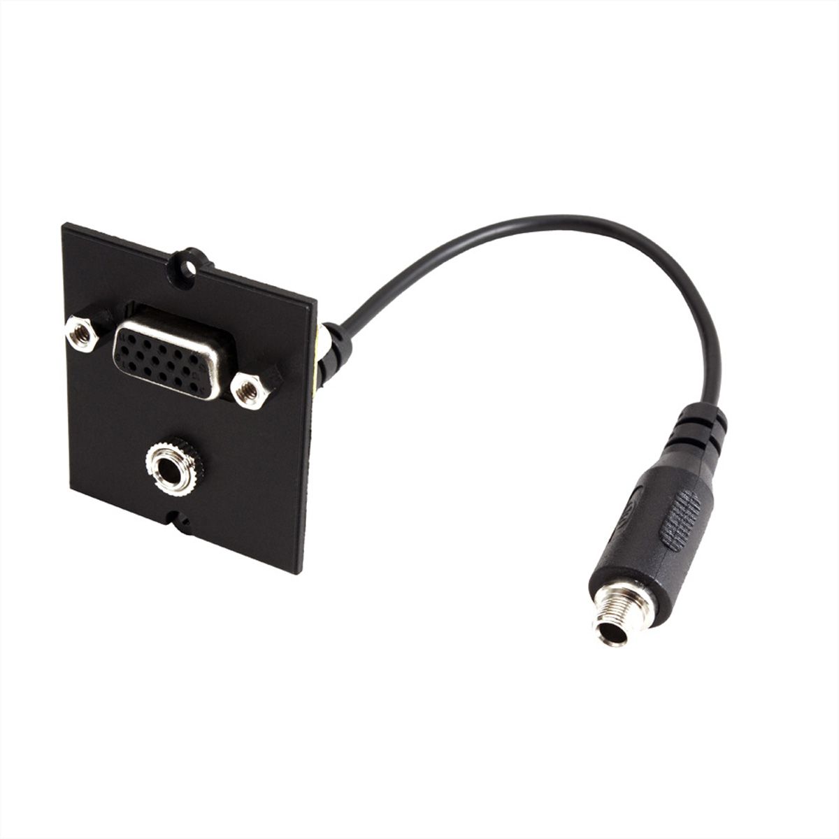BACHMANN Module Custom 1x VGA+ Audio 3.5 mm Stéréo, noir