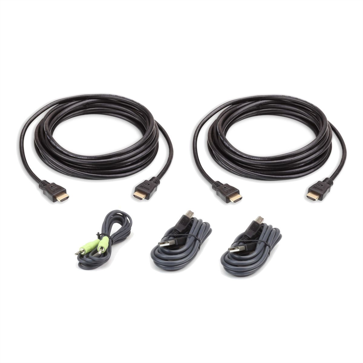 ATEN 2L-7D03UHX5 Kit de câbles KVM sécurisé deux affichages HDMI USB