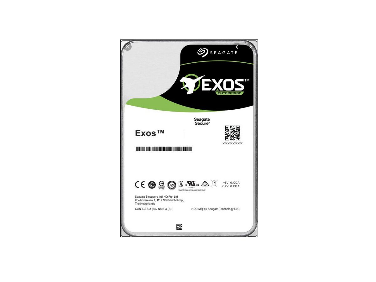 Seagate Exos X16 3.5" 14000 Go SAS