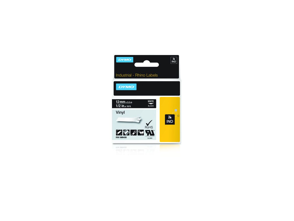 DYMO Étiquettes en vinyle IND