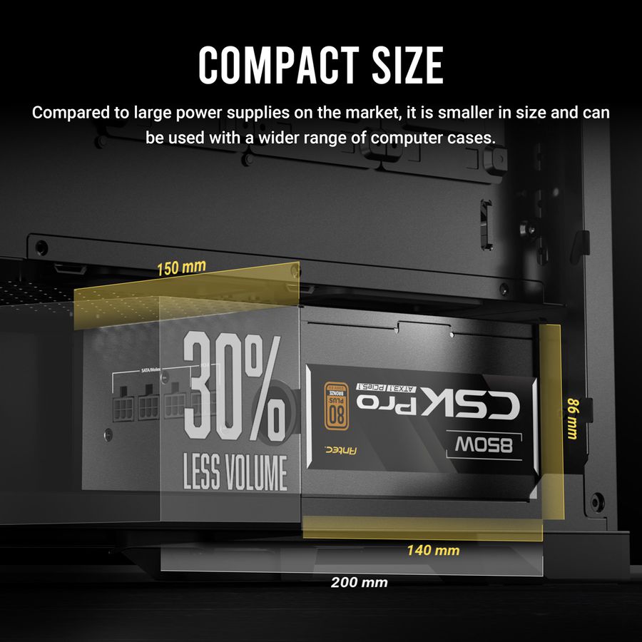 ANTEC CSK850 PRO ATX3.1 Alimentation 850W