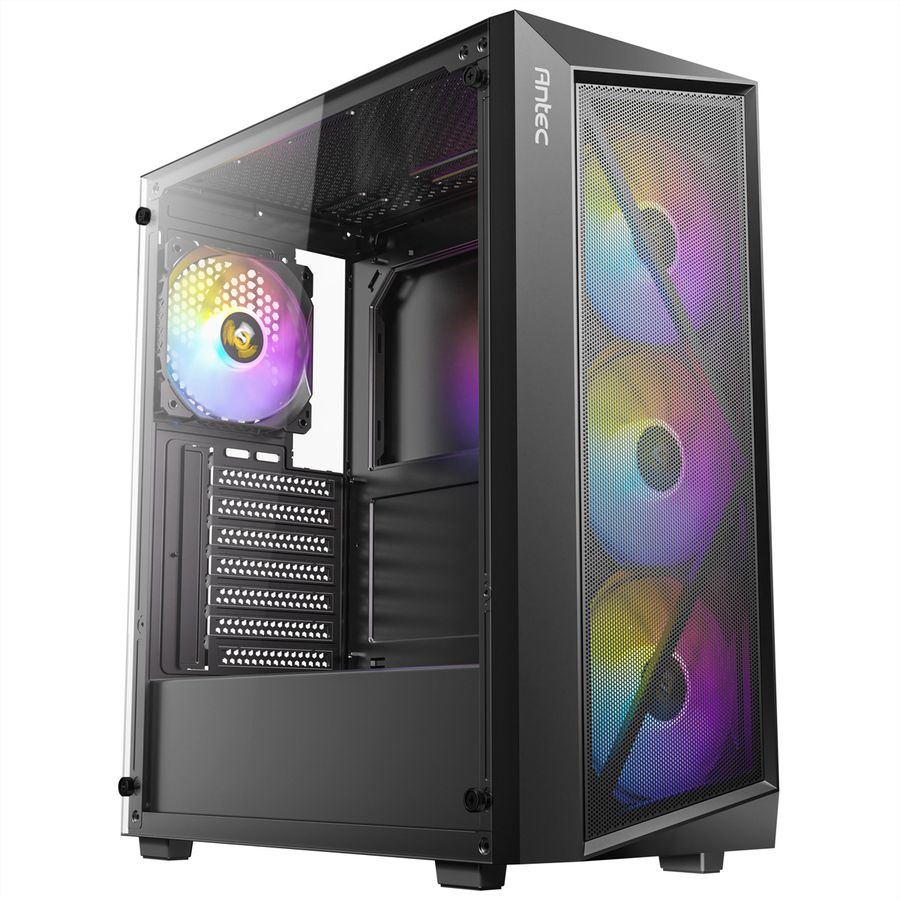 ANTEC AX67 ARGB Boîtier PC Midi Tower Gaming ATX, noir