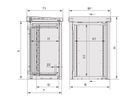 SCHROFF Outdoor Unibody HEX, 25 U 700W 600D
