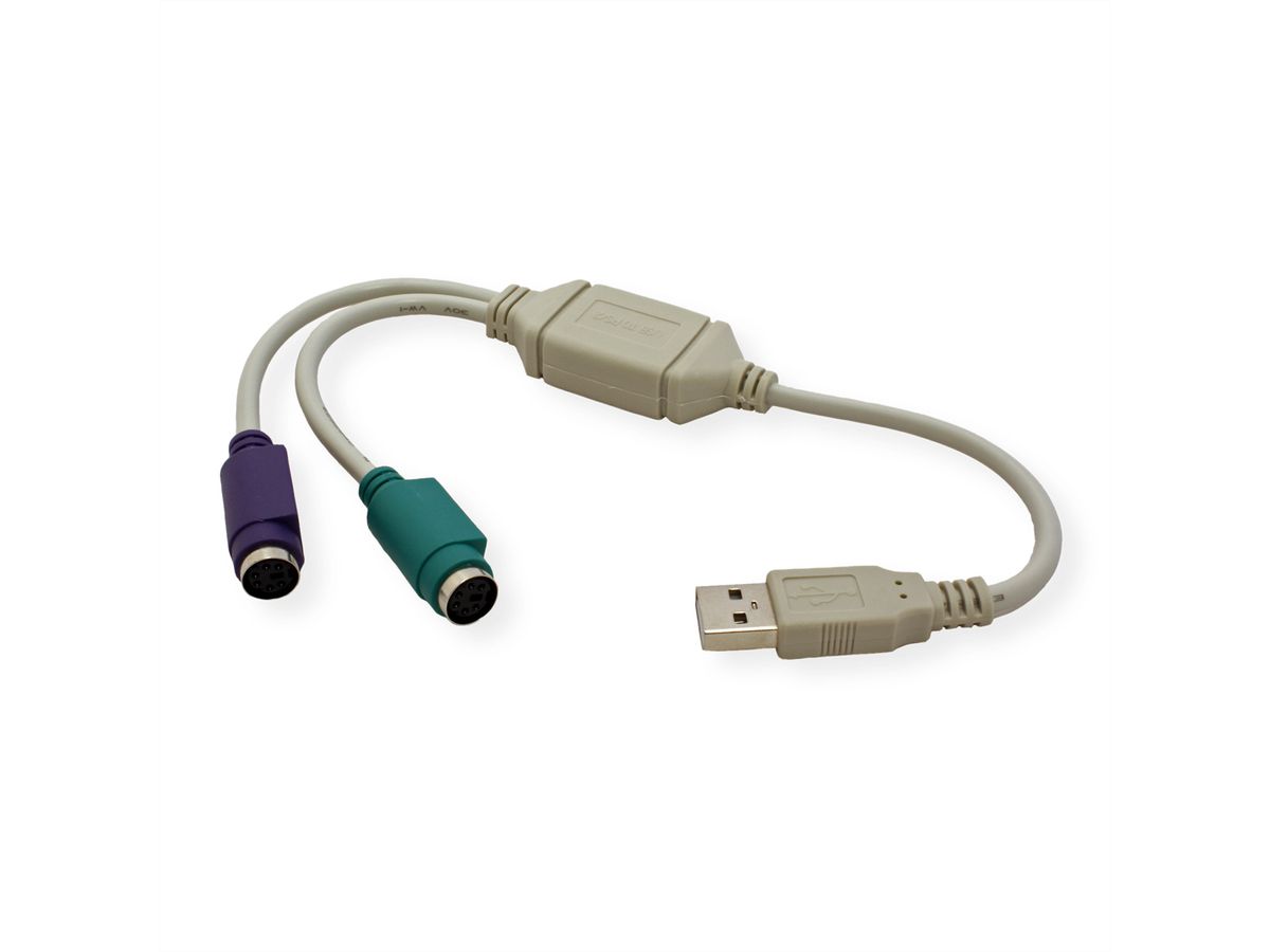 VALUE Convertisseur USB / 2x PS/2