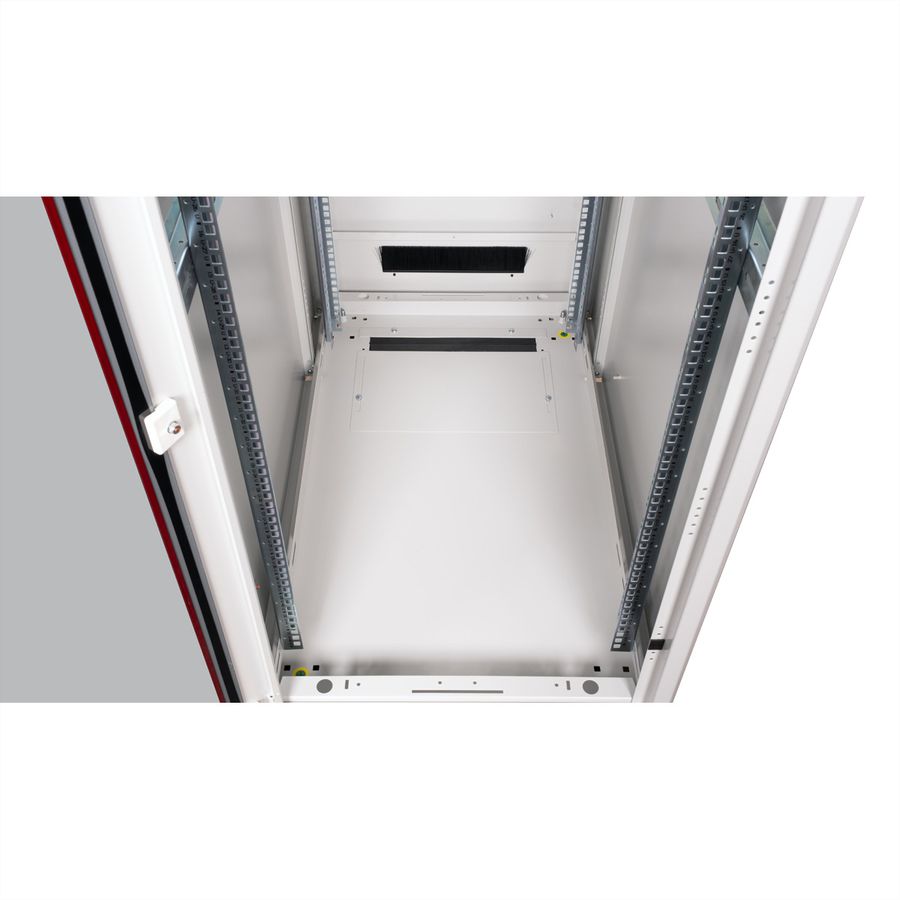 ROLINE 19" Baie réseau Pro 42U, 600x1000 LxP Porte verre gris