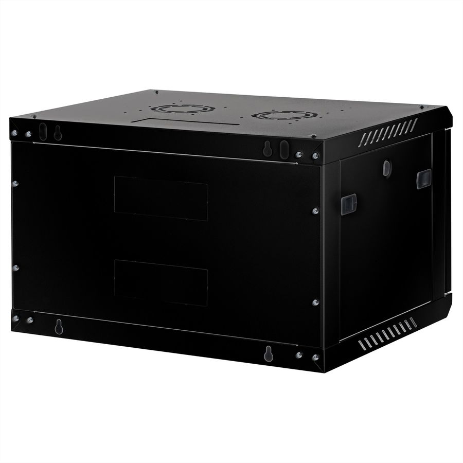 ROLINE 19" Boîtier mural Basic Plus 6U, 600x450 LxP noir