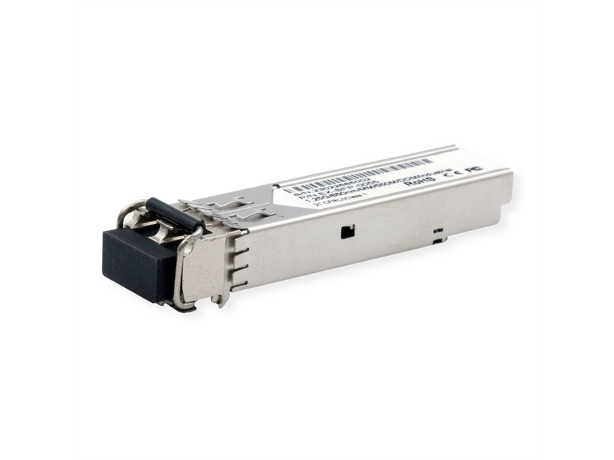 EXSYS EX-SFP-0055 SFP Transceiver, LC, Duplex, Multimode, 550m, -40°C à +85°C