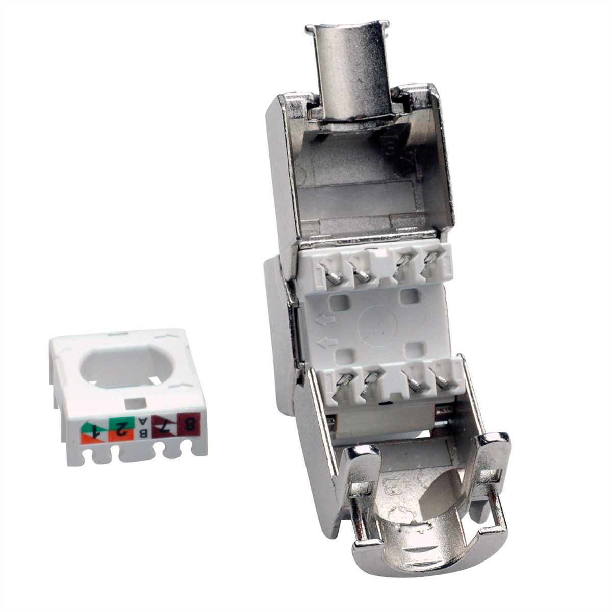 VALUE Keystone Cat.6A (Classe EA), RJ-45, blindé, sans outil