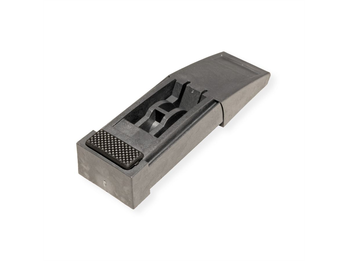SCHROFF Pied basculant pour châssis, plastique, RAL 7016