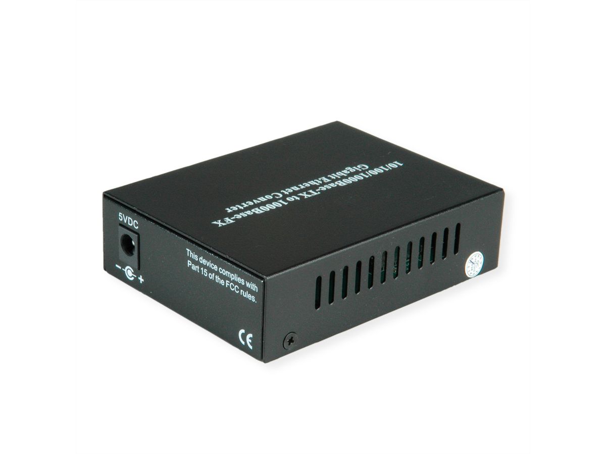 VALUE Convertisseur Gigabit Ethernet, RJ45-Fibre Optique