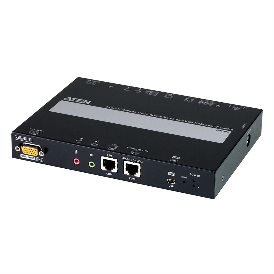 ATEN CN9000 1 Commutateur KVM VGA à un port sur IP accès de partage local/distant