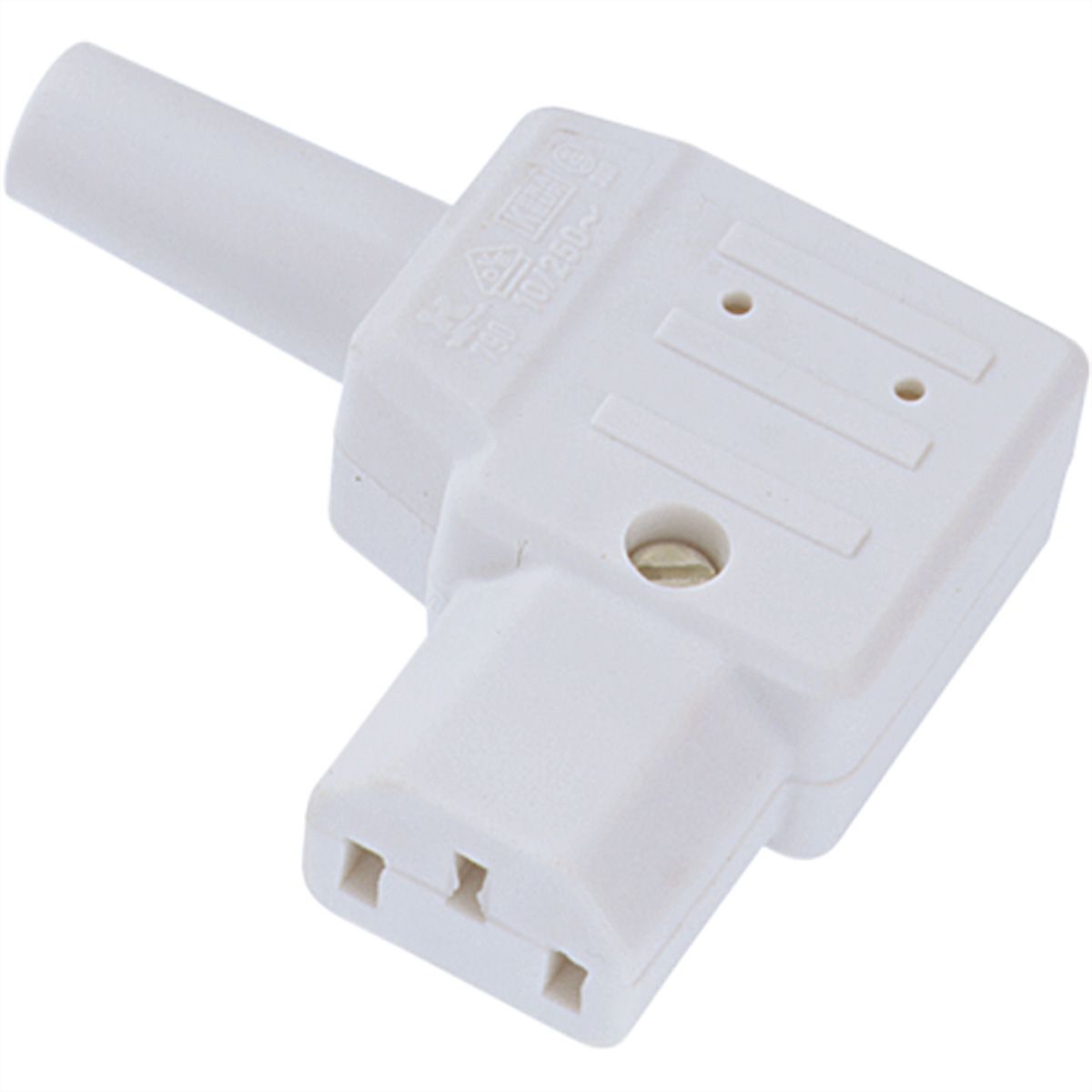 BACHMANN Prise appareil froid 790 70°C, gris, blanc