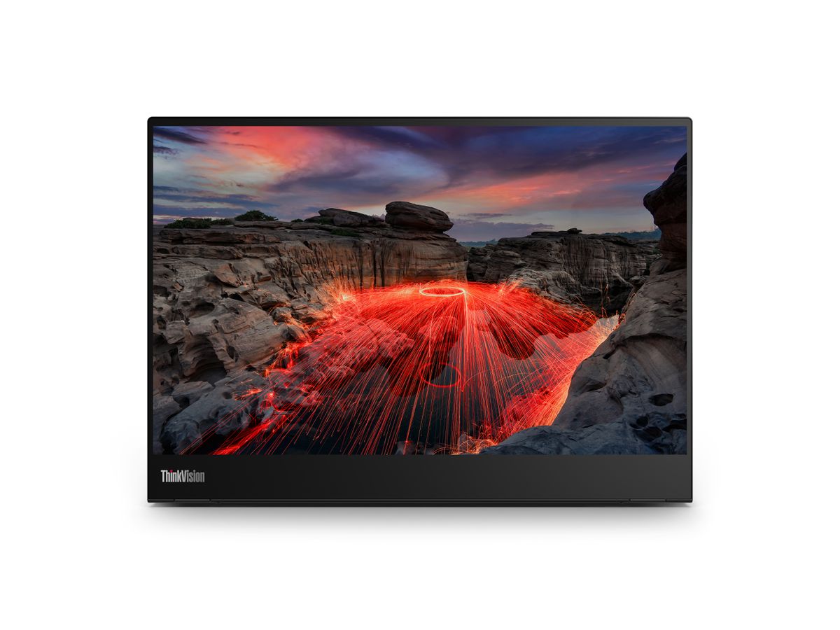 Lenovo ThinkVision M14t écran plat de PC 35,6 cm (14") 2240 x 1400 pixels 2.2K LED Écran tactile Noir