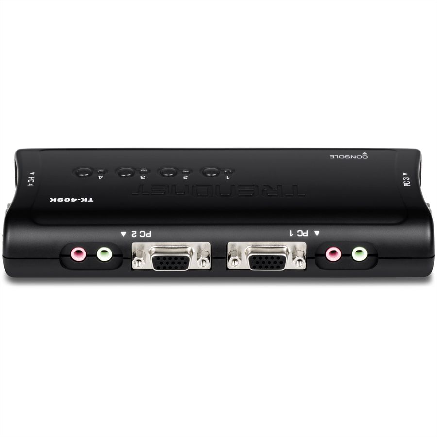 TRENDnet TK-409K Kit de switch KVM USB à 4 ports avec fonction audio