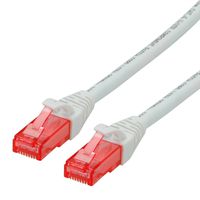 Cordon ROLINE UTP Cat.6, LSOH, Component Level, blanc, 1,5 m