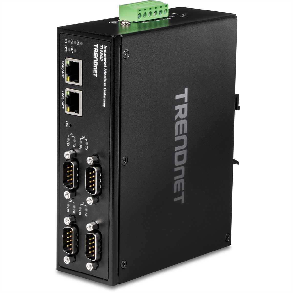 TRENDnet TI-M42 Passerelle Modbus industrielle, 4 ports