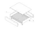 Plaque de montage SCHROFF Interscale pour la mallette 399W x 221D
