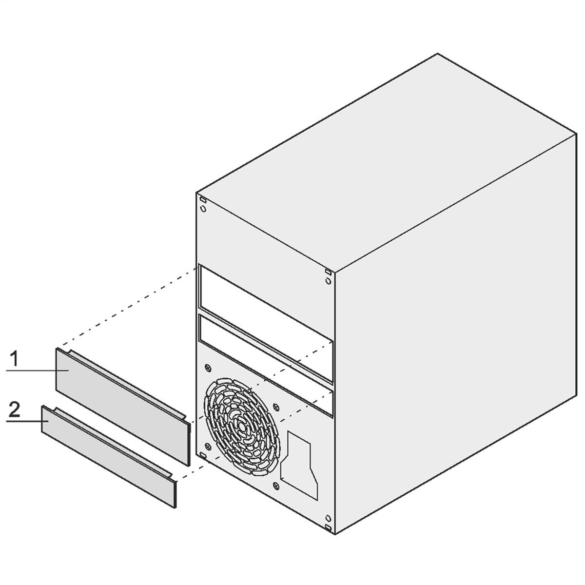 Couvercle de disque d'entraînement SCHROFF pour Slim Line Drive