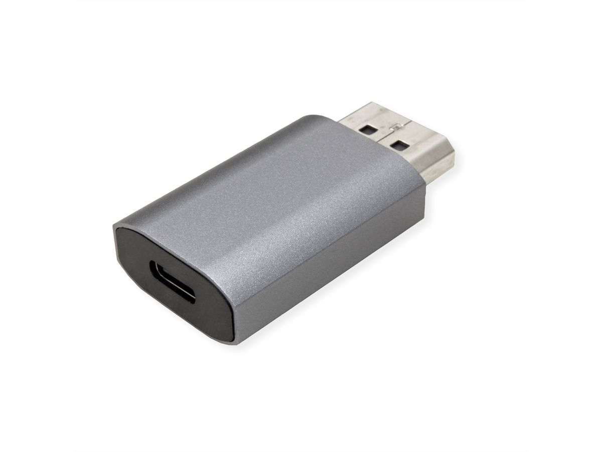 VALUE Adaptateur USB type C - DisplayPort, F/M, bidirectionnel, 8K60Hz