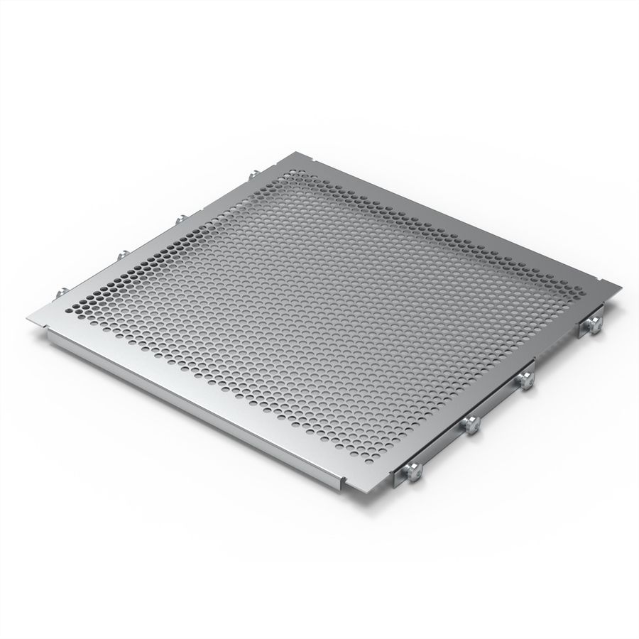 Plaque de recouvrement EuropacPRO SCHROFF pour boulonnage au panneau latéral, 42 HP, 295 mm