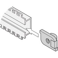 Kit d'écrous coulissants SCHROFF pour rail en C, 100 pièces