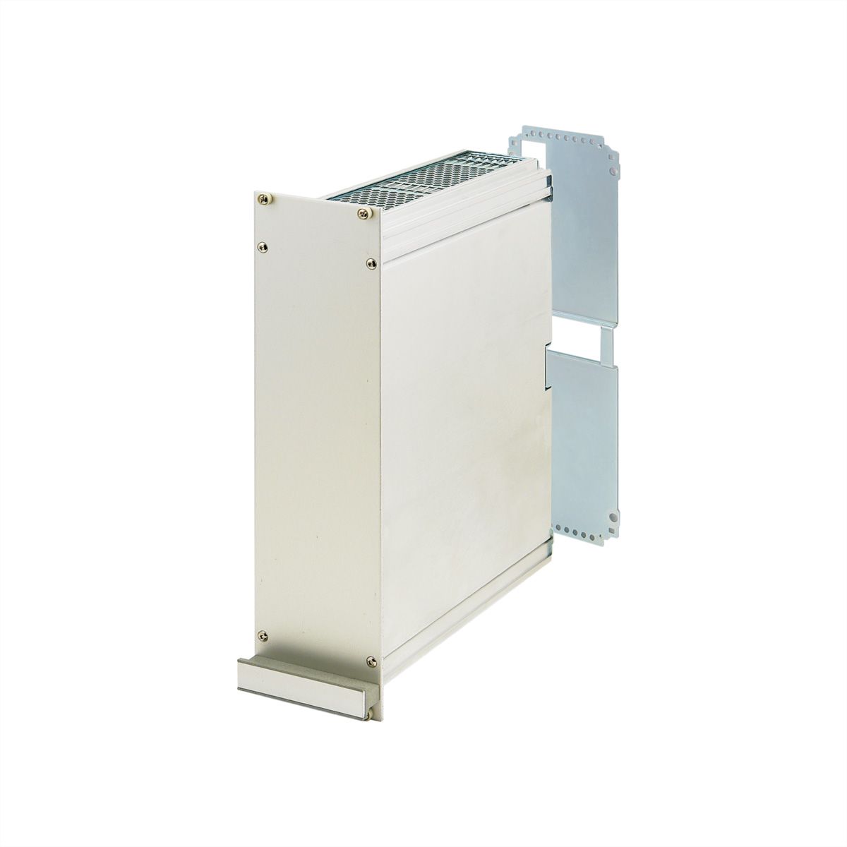 SCHROFF Frame Type Plug-In Unit PRO Kit, Perforated Covers, 1 Connector, 6 U, 8 HP, 167 mm