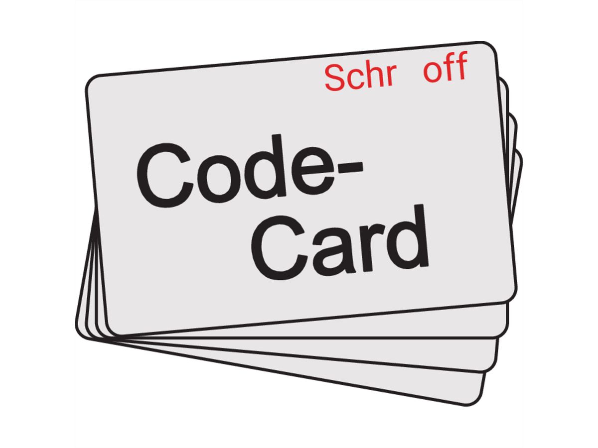 SCHROFF Badge pour poignée électronique