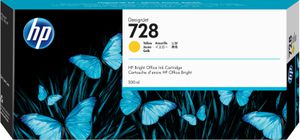 HP 728 DesignJet cartouche d'encre jaune, 300 ml