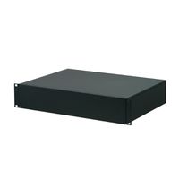 SCHROFF Interscale 19" Châssis à monter en rack, perforé, 2 U, 84 HP, 221 mm
