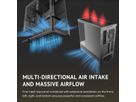 ANTEC Boîtier PC Constellation C6 Curve Air, format ATX Midi Tower, noir