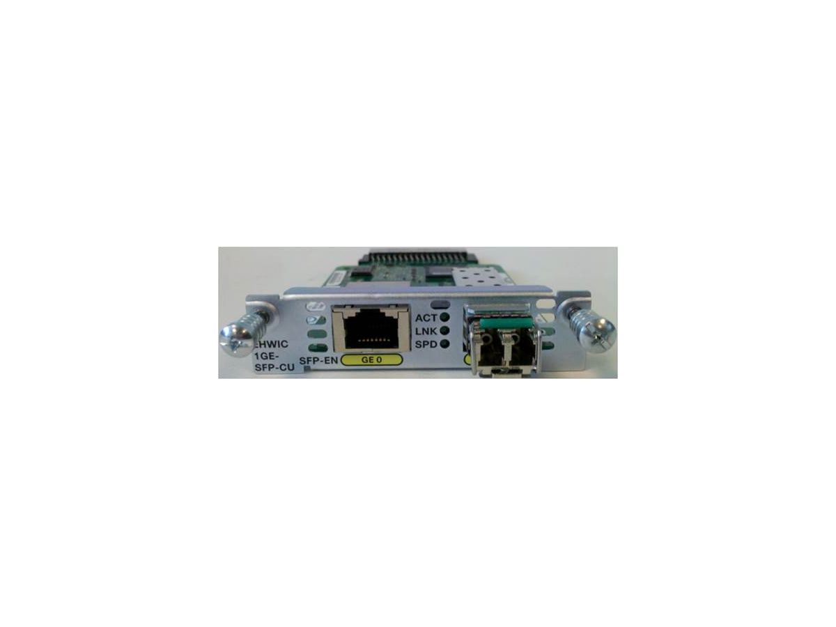 Cisco NIM-1GE-CU-SFP= Gigabit Ethernet module de commutation réseau