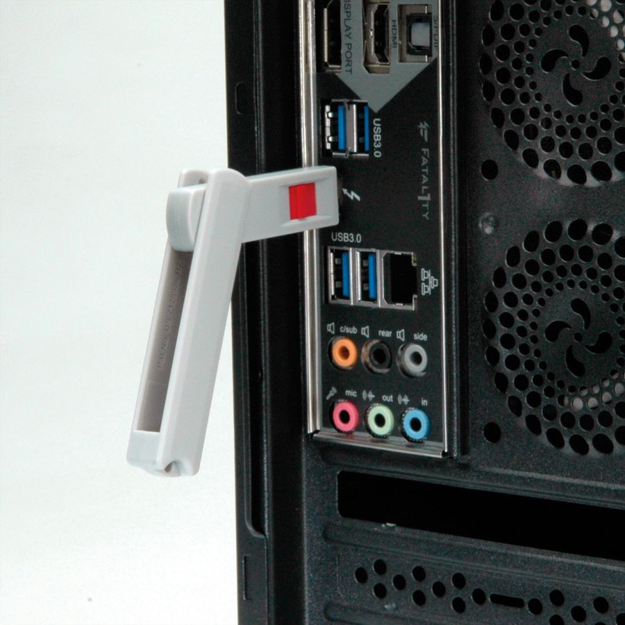 ROLINE Set Bloqueur de port USB Type C, 1x verrouillage et 1x clé