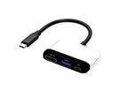 VALUE Adaptateur USB type C - HDMI, USB 3.2 Gen 1 type A + type C PD