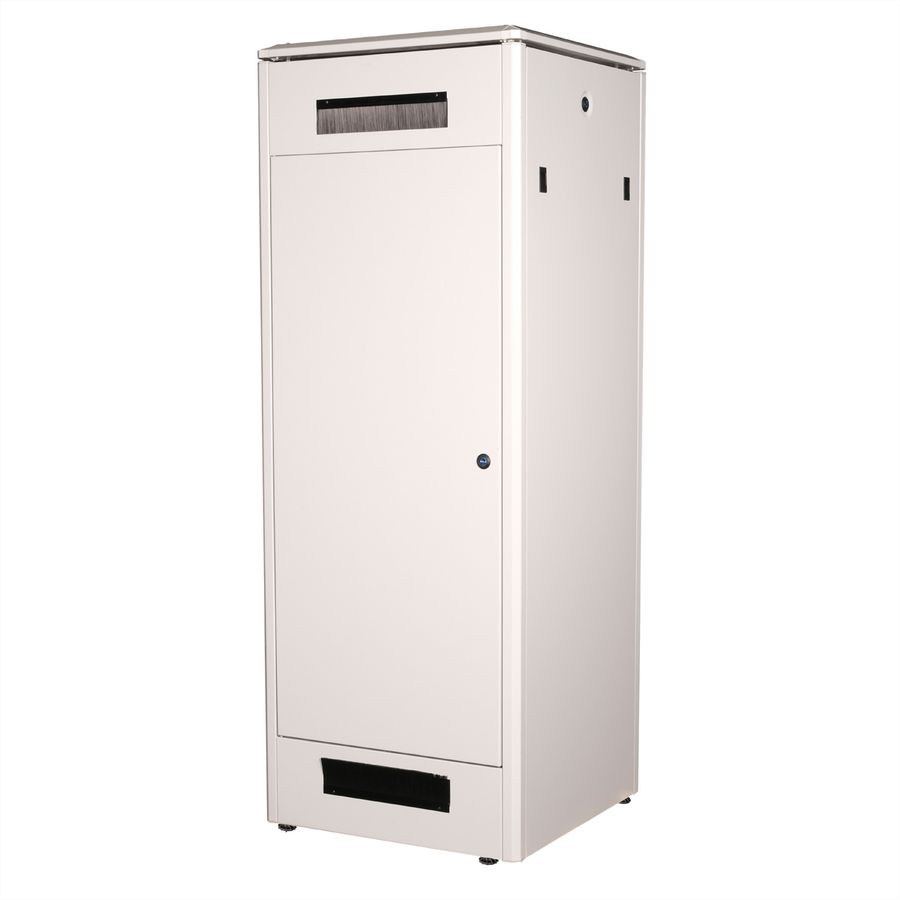 ROLINE 19" Baie réseau Pro 32U, 600x600 LxP Porte verre gris