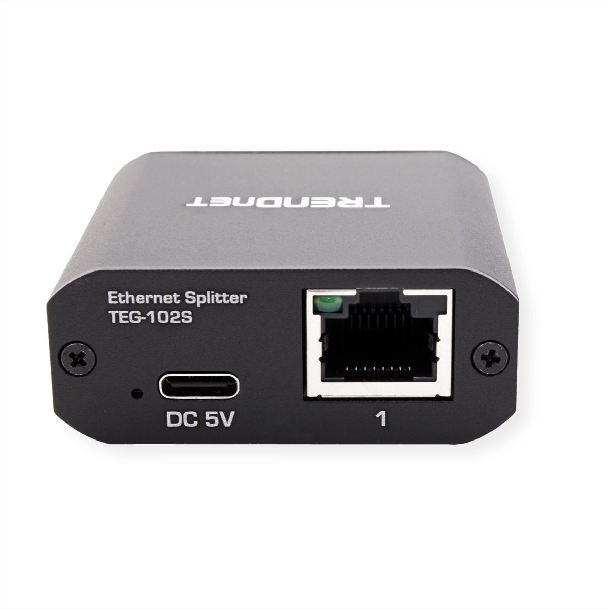TRENDnet TEG-102S Répartiteur Gigabit à 2 ports avec alimentation USB de type C