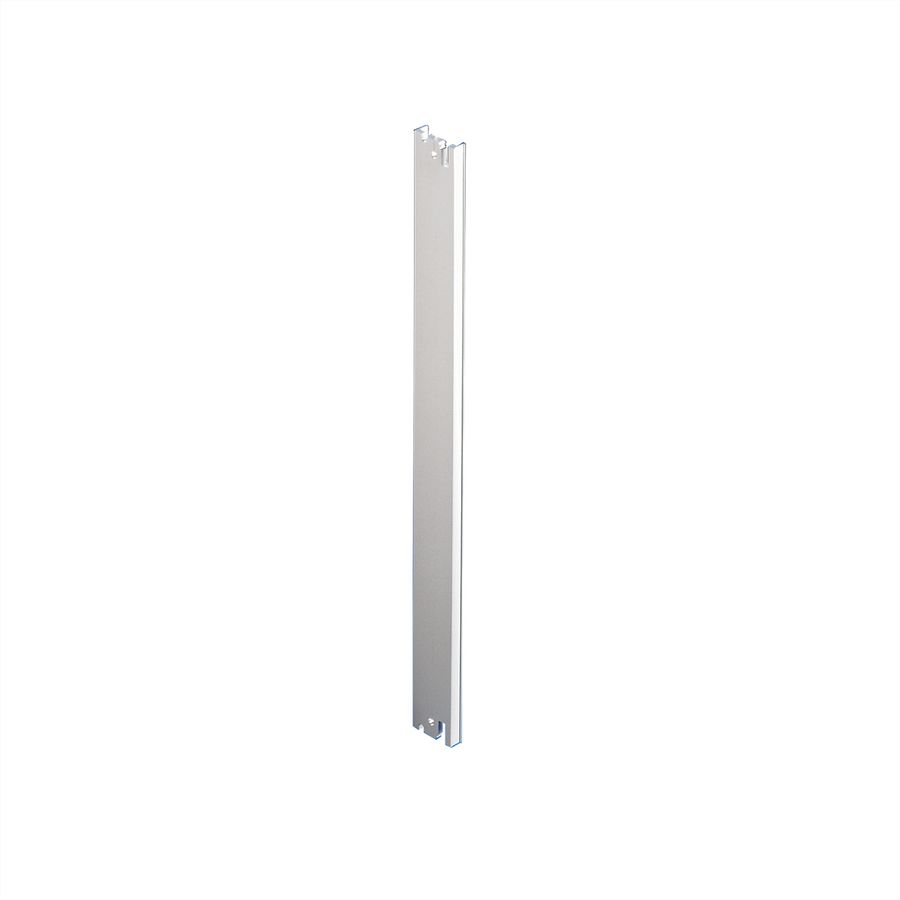 SCHROFF Plug-In Unit U-Profile Face avant pour IEL, IET, Type 2 Poignée, 6 U, 7 HP, 2,5 mm, Al, Anodisé frontal, Conducteur arrière