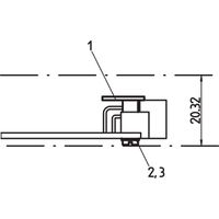Renforcement de la carte de circuit imprimé SCHROFF, 9 U