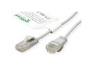 ROLINE GREEN Cordon Data Center UTP Cat.6A (Classe EA), LSOH, slim, gris, 1 m