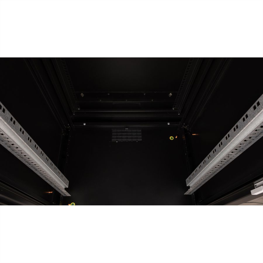 ROLINE 19" Boîtier mural Pro 20U, 600x600 LxP pivotant en 2 parties noir