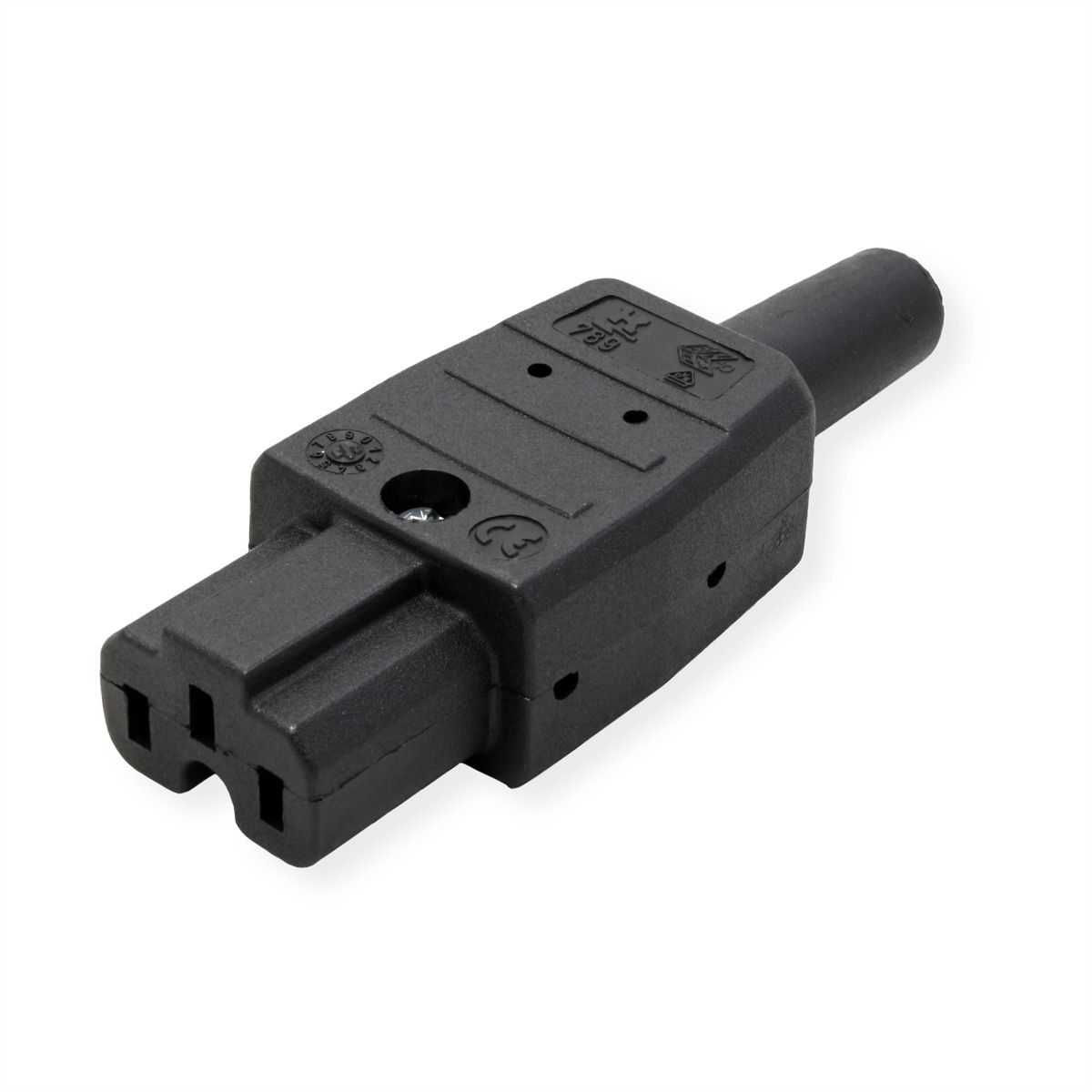 BACHMANN Prise appareil chaud 789 155°C, noir