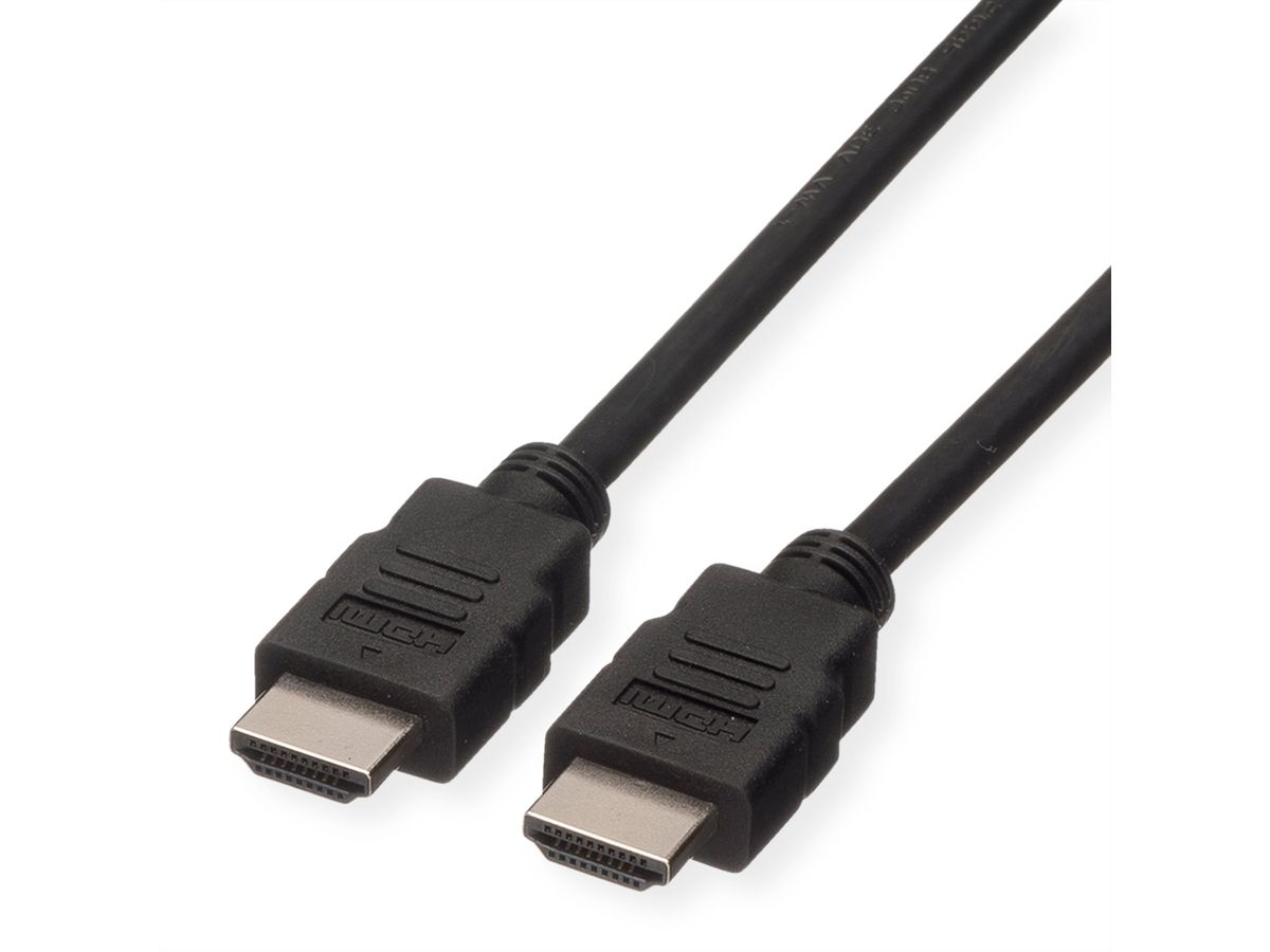 ROLINE Câble HDMI High Speed avec Ethernet, LSOH, noir, 10 m